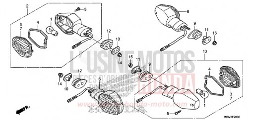 CLIGNOTANT CB600FD de 2013